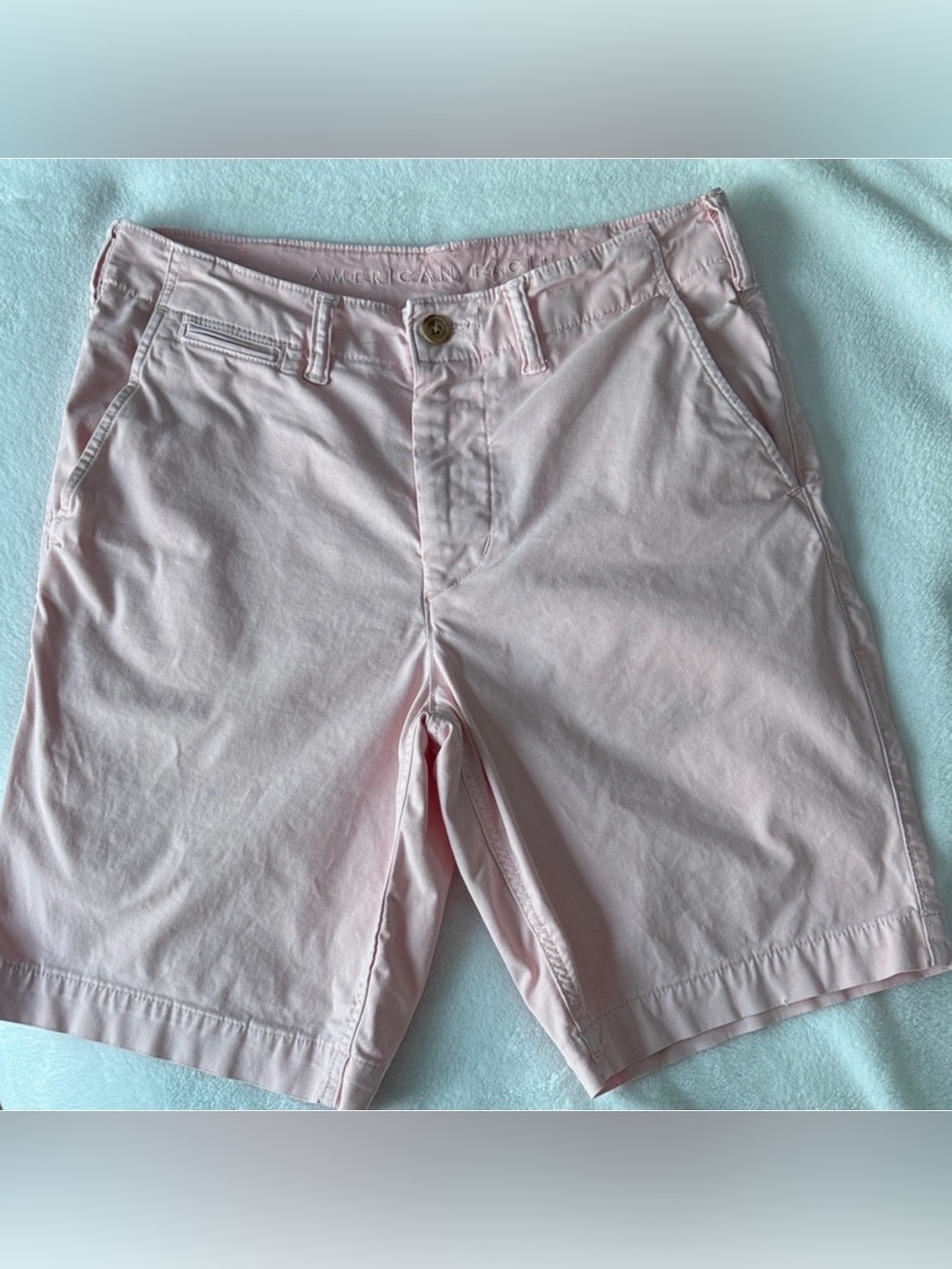 American Eagle Outfitters Ne(x)t Level Flex Light Pink Men's Flat Front Shorts